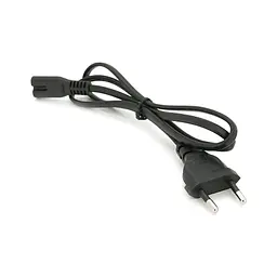 Кабель живлення C7 0.8m 0.5mm2 black Voltronic (PC-184CEE7/16-C7-CCA-1,0) - мініатюра 2