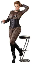 Корсет Cottelli Collection Underbust, XL (чорний) - мініатюра 5