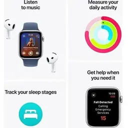 Смарт-годинник Apple Watch SE 2 GPS 40mm Midnight Alu. Case w. Midnight Sport Band - S/M (MXE73) - мініатюра 3