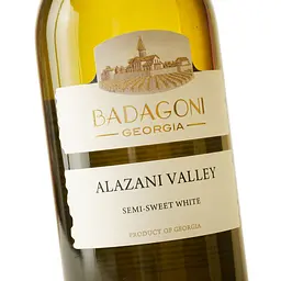 Вино Badagoni Alazani Valley White, біле, напівсолодке, 0.75 л - мініатюра 5