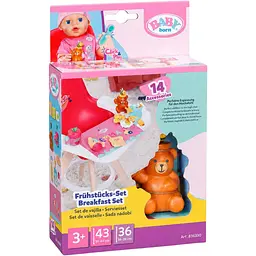Ігровий набір для ляльки BABY born Click & Play Сніданок для ляльки (839775)