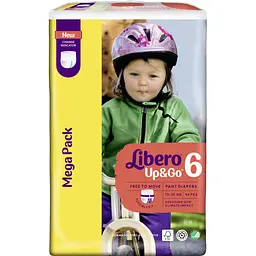 Підгузки-трусики Libero Up&Go 6 (13-20 кг) 54 шт. - мініатюра 2