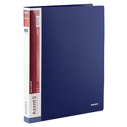 Папка Axent №1207-02 A4 на 2 кільця d-25мм (O) (синя) (1) (10)