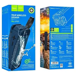 Акустика бездротова Hoco HC6 Magic sports BT speaker IPX5 портативна колонка синя - мініатюра 4