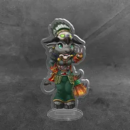 Акрилова колекційна фігурка World of Warcraft Чібі Chibi Таурен 10 см - мініатюра 2