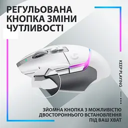 Мишка Logitech G502 X Plus Wireless White (910-006171) - мініатюра 6