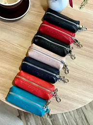 Ключниця з натуральної шкіри 5170 ST Leather чорна 75 мм - мініатюра 2