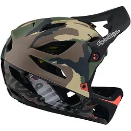 Велошолом Troy Lee Designs Stage Helmet Signature Camo Army Green XS/S (1106-115545011) - мініатюра 3