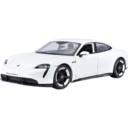 Автомодель Bburago Porsche Taycan Turbo S 1:24 White (18-21098) [119112] - мініатюра 1