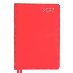 Діловий блокнот Leo Planner твердий А5 датований 2027 City 252751 368 аркушів червоний - мініатюра 2