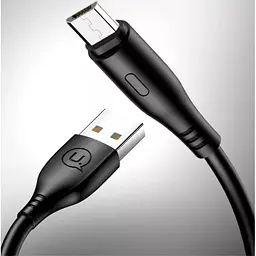 Кабель Usams U18 Round USB-A to Micro-USB 2A Black [66985] - мініатюра 5