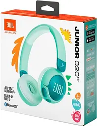 Навушники бездротові JR 320BT, Green, Bluetooth, мікрофон JBL teh0028001 - мініатюра 8