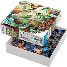 Пазл класичний GoodLoot Imagination: Ernst Haeckel Hummingbirds/Kolibry 1000 елементів (5908305246794) - мініатюра 2