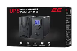 2E Джерело безперебійного живлення ED2000, 2000VA/1200W,LED, 2xSchuko - мініатюра 4