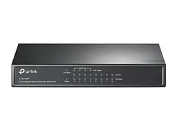 Комутатор TP-LINK TL-SG1008P, 8x100/1000 Mb/s, PoE 65.2W, металевий корпус, некерований