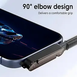 Переходник USB Type-C на Type-C 240W со складывающейся подставкой black - миниатюра 5