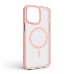 Чехол для Apple iPhone 14 Pro Max, Uniq MagCase, розовый, противоударный, панель-накладка с MagSafe, ударопрочный TPU+PC, с магнитом MagSafe, поддержка полноценной беспроводной зарядки, ArmorStandart (ARM75292) - мініатюра 2