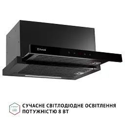 Витяжка телескопічна PERFELLI ISEO 6PSF NERO - мініатюра 5