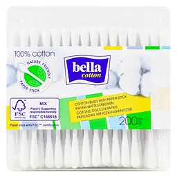 Ватні палички Bella Cotton 200 шт. (BC-081-P200-099) - мініатюра 3