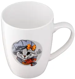 Чашка Ardesto Lovely cat, 320 мл, білий (AR3464) - мініатюра 2