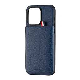 Чохол Jinduka Leather Pocket iPhone 15 Pro Max Blue