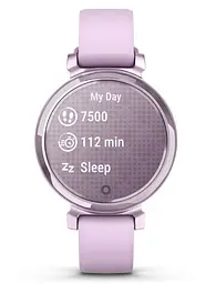 Смарт-годинник Garmin Lily 2 Metallic Lilac with Lilac Silicone Band (010-02839-01) - мініатюра 6