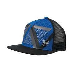 Кепка Buff Trucker Cap optic block cape blue Чорний-Синій