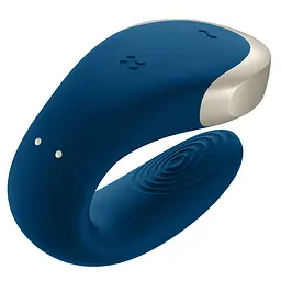 Смарт-вібратор для пар Satisfyer Double Love (Blue) - мініатюра 2