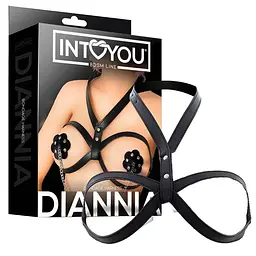 Бдсм-упряж IntoYou Diannia, One Size (чорна) - мініатюра 2