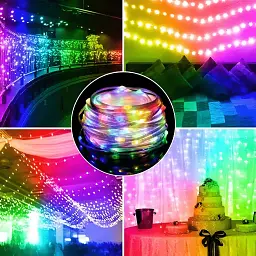 Розумна смарт гірлянда Niki Light smart роса rgb керування через смартфон пульт 10 метрів 100 лед - мініатюра 8