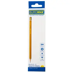 Олівець графітовий Buromax Professional BM.8545-12, 2H 12 шт.