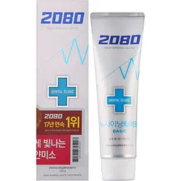 Зубна паста відбілююча 2080 Aekyung New Shining White Toothpaste з токоферолом 120 мл - мініатюра 2