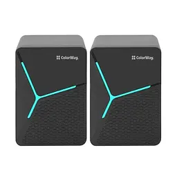 Колонки, Black, 2x3 Вт, 3.5 мм ColorWay teh0029050 - мініатюра 2