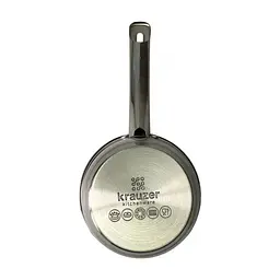 Ківш Krauzer Constant, зі скляною кришкою, 14 см, 0,9 л (78004) - мініатюра 2