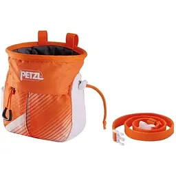 Мішечок для магнезії Petzl Sakapoche Black/Orange/White (1052-S040AB01)