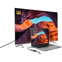 USB-хаб Ugreen USB-C to 3xUSB 3.0/1xHDMI/1xUSB-C [CM136/50209] [35486] - мініатюра 2