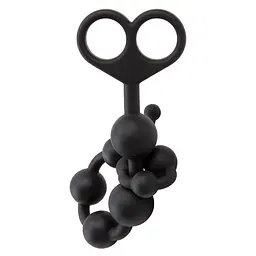 Анальний ланцюжок Black Mont 34 см (чорний) - мініатюра 4