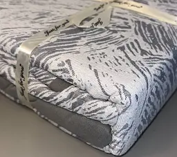 Постельное белье полуторное из махры и велюра с простынью на резинке L&G Print 2 22219 - миниатюра 3