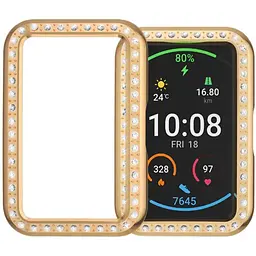 Чохол-бампер DK Пластик Gloss Diamond Full Cover для Huawei Watch Fit / Fit SE (rose gold) - мініатюра 3