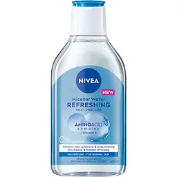 Міцелярна вода NIVEA Освіжаюча для нормальної шкіри обличчя очей та губ 400 мл