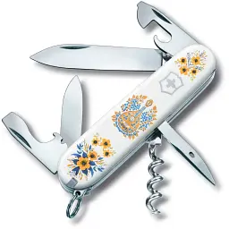 Ніж Victorinox Spartan Ukraine 91 мм 12 функцій біл ,Українські мотиви