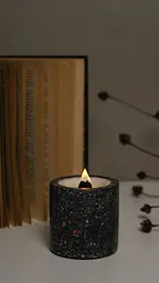 Парфумована свічка Choice Aroma Lime Basil and Mandarin чорна 140 г - мініатюра 5