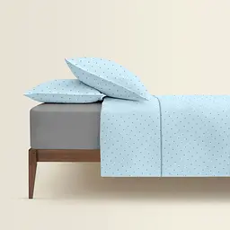 Комплект постільної білизни Cosas євро MINI DOTS CS11 200 x 220 см (DotsGreyLightBlue_53Graphite_200) - мініатюра 2