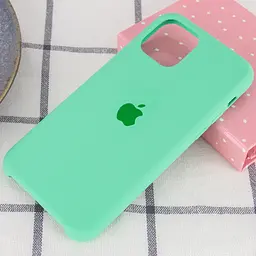 Чохол Silicone Case AA для Apple iPhone 11 Pro 5.8" Зелений / Spearmint - мініатюра 2