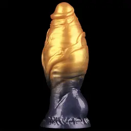 Фалоімітатор Lovetoy Dual Density 7.5’’ 19 см (золотий) - мініатюра 11