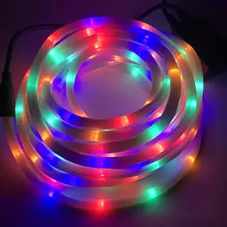Світлодіодна вулична гірлянда шланг Leds Дюрлайт LTL10 метрів мульти кольоровий 180 Ламп 8 режимів - мініатюра 2