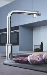 Змішувач для мийки Grohe Minta SmartControl з висувним аератором Хром 30412 - мініатюра 7