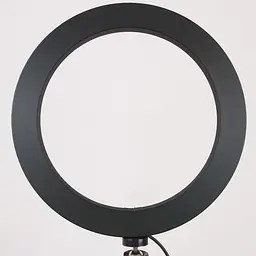 Кільцева світлодіодна LED лампа Flat Ring 8" Black - мініатюра 2