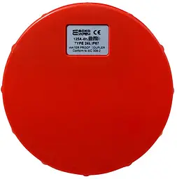 Розетка переносна P5 125А IP67 3P+N+PE ГП АСКО-УКРЕМ (A0080020011) - мініатюра 3