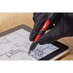 Маркер для будмайданчика INKZALL MILWAUKEE, тонкий зі стилусом - мініатюра 3